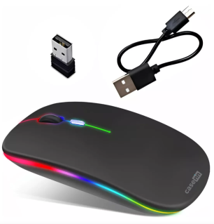 Mouse Sem Fio Recarregável Wireless Mouse Sem Fio Recarregável Wireless